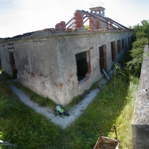 Abandoned military outpost